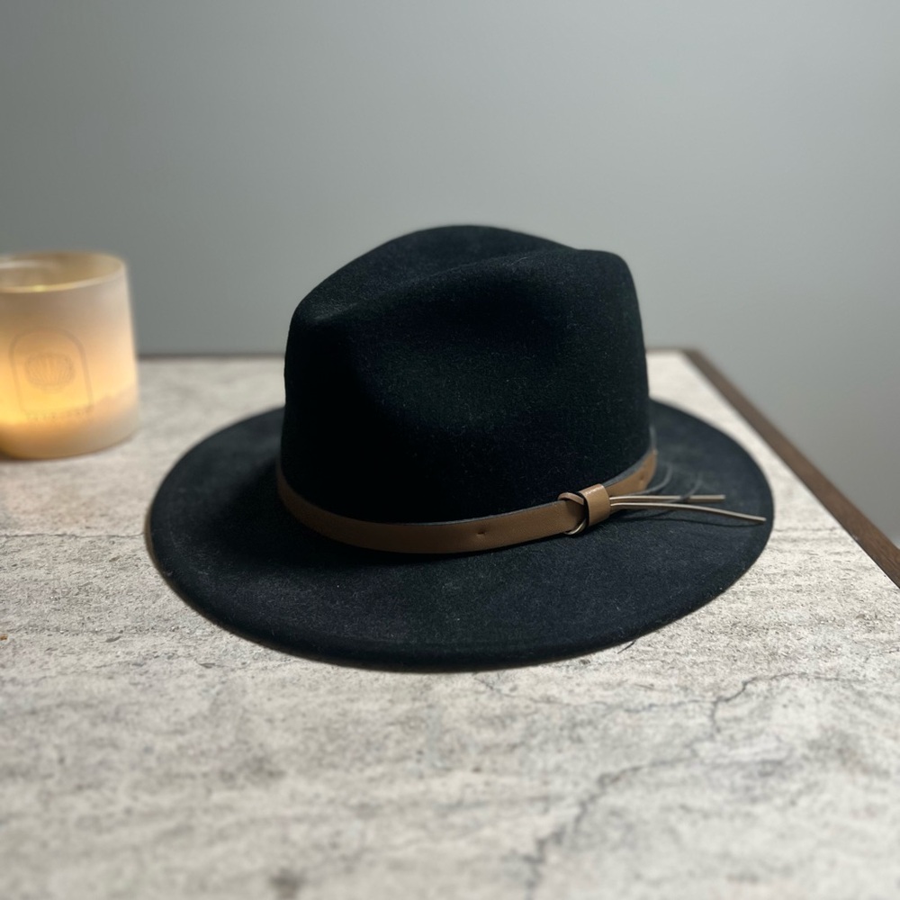 100% Wool Panama hat O/S